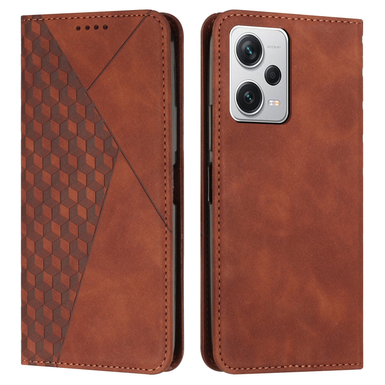 For Xiaomi Redmi Note 12 Pro 5G Note 12 Explorer 5G Cell Phone Case Rhombus Pattern Stand Wallet Leather Cover For Xiaomi Redmi Note 12 Pro 5G Note 12 Explorer 5G Cell Phone Case Rhombus Pattern Stand Wallet Leather Cover